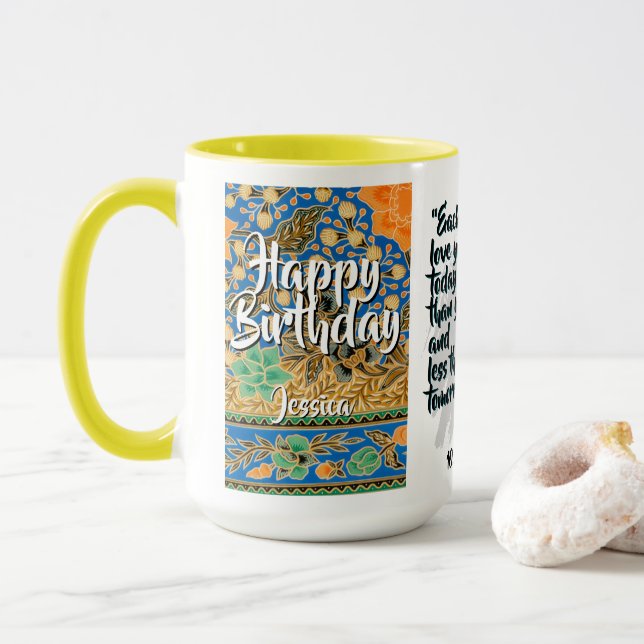 Batik Combo Mug CM03-01 Gemini (With Donut)