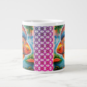 Batik Fin-tastic Large Coffee Mug