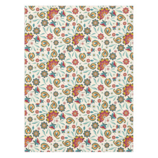 Batik Floral Boho Indonesian Style Tablecloth