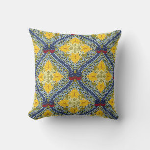 Batik Indonesian: is a technique of wax-resist dye Cushion