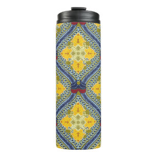 Batik Indonesian: is a technique of wax-resist dye Thermal Tumbler