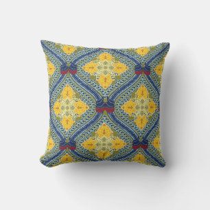Batik Indonesian Wax-Resist Dyeing Technique Cushion