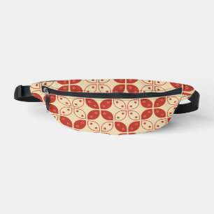 Batik Kawung, Indonesian Pattern, Javanese, Ethnic Bum Bags