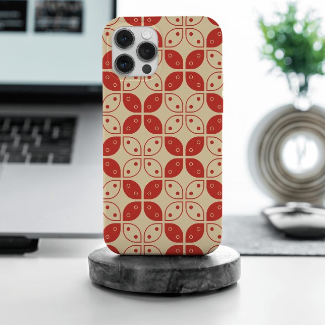 Batik Kawung, Indonesian Pattern, Javanese, Ethnic Case-Mate iPhone Case (Creator Uploaded)
