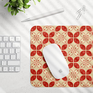 Batik Kawung, Indonesian Pattern, Javanese, Ethnic Mouse Mat