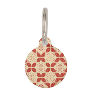 Batik Kawung, Indonesian Pattern, Javanese, Ethnic Pet Tag