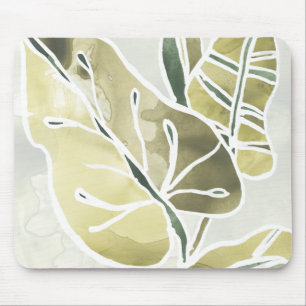 Batik Leaves Mouse Mat