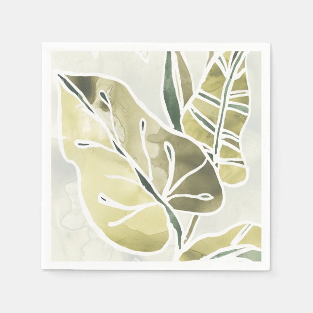 Batik Leaves Napkin (Front)