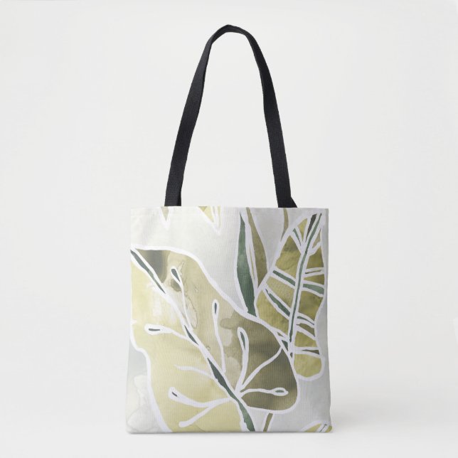 Batik Leaves Tote Bag (Front)
