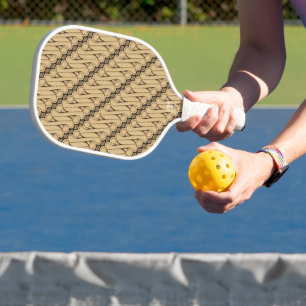 Batik Parang, Indonesian Pattern, Javanese, Ethnic Pickleball Paddle