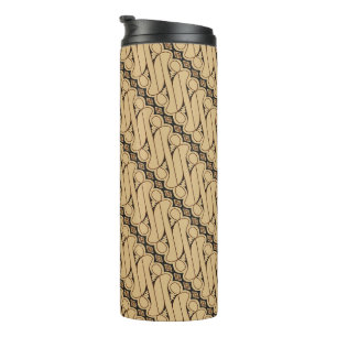 Batik Parang, Indonesian Pattern, Javanese, Ethnic Thermal Tumbler