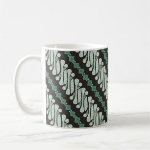 Batik Parang Yogyakarta, in various modern pattern Coffee Mug
