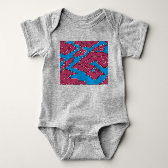 Batik Pride Baby Clothes Baby Bodysuit (Front)