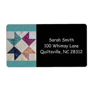 Batik Quilt Address Labels