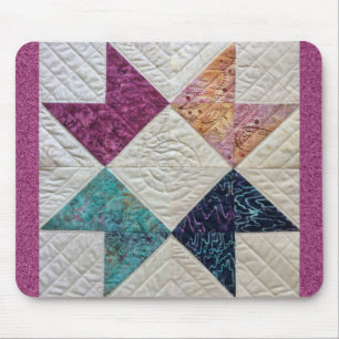 Batik Quilt Mouse Pad