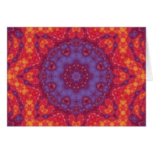 Batik Sunset Watercolor Mandala