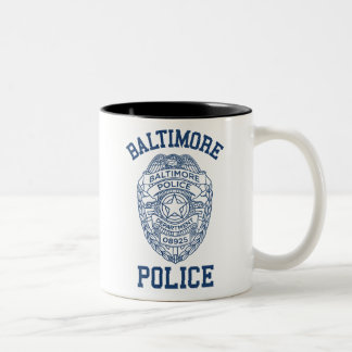 Batimore Police Maryland Two-Tone Coffee Mug