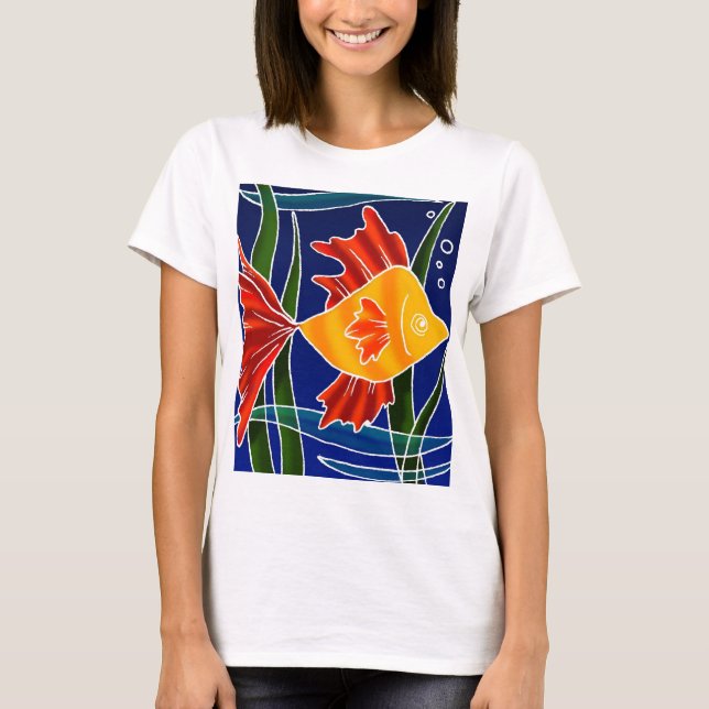 Batiqued Fish T-Shirt (Front)