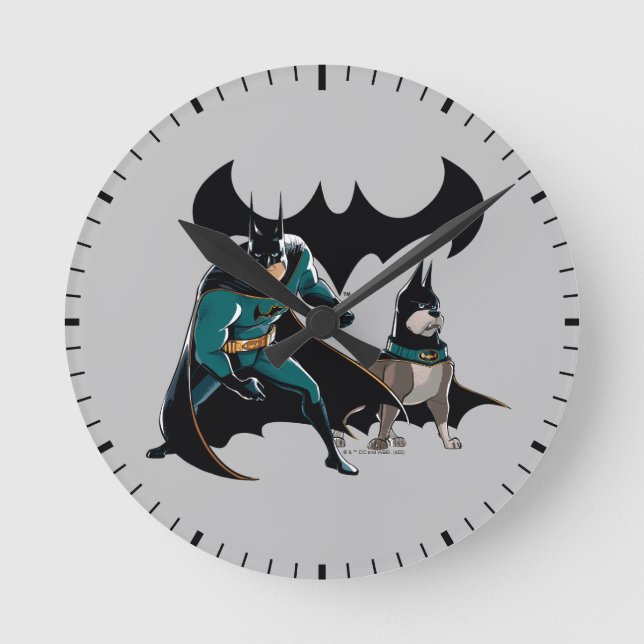 Batman & Ace Round Clock (Front)