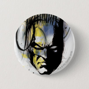 Batman Airbrush Portrait 6 Cm Round Badge