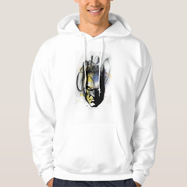 Batman Airbrush Portrait Hoodie (Front)