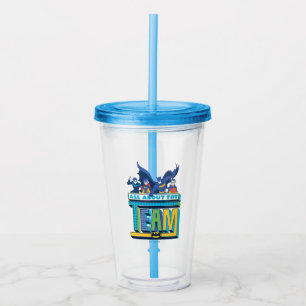 Batman   All About The Team Acrylic Tumbler