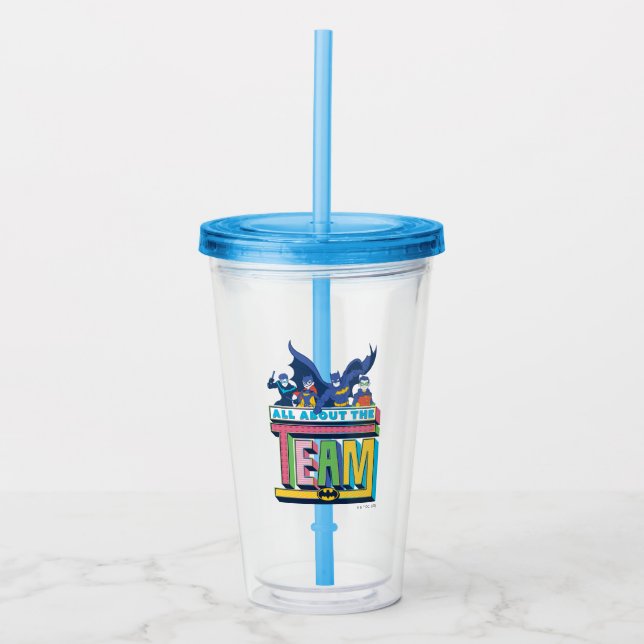 Batman | All About The Team Acrylic Tumbler (Front)