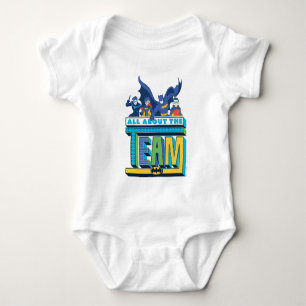 Batman   All About The Team Baby Bodysuit