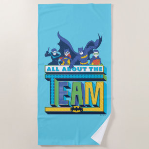 Batman   All About The Team Beach Towel