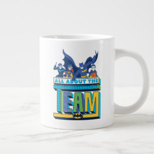 Batman   All About The Team Large Coffee Mug