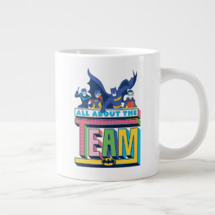 Batman   All About The Team Large Coffee Mug