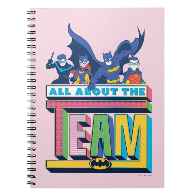 Batman | All About The Team Notebook (Front)