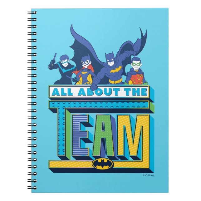 Batman | All About The Team Notebook (Front)
