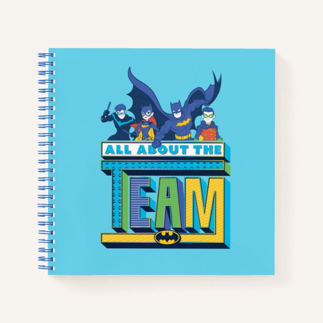 Batman | All About The Team Notebook (Front)