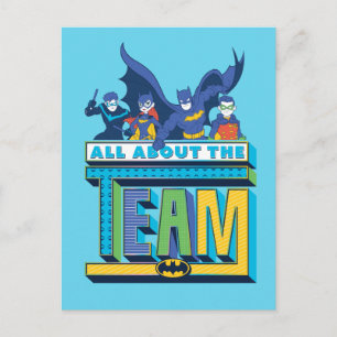 Batman   All About The Team Postcard