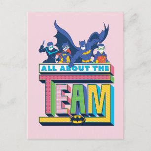 Batman   All About The Team Postcard