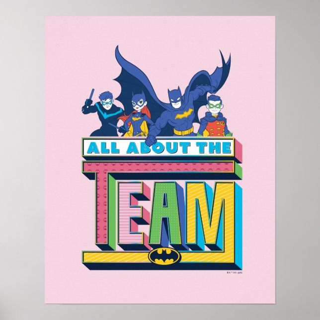 Batman | All About The Team Poster (Front)