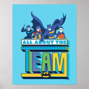 Batman   All About The Team Poster