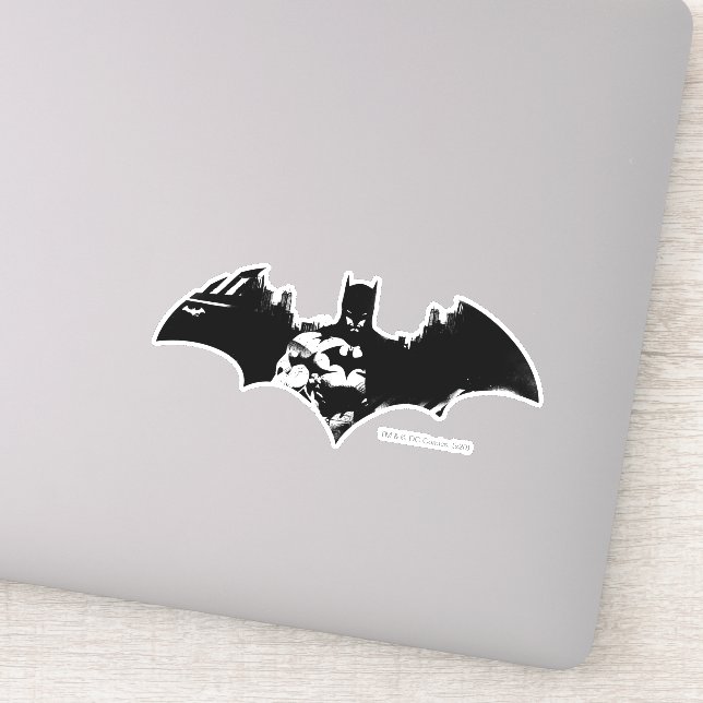 Batman and Gotham Silhouette Bat Logo (Detail)