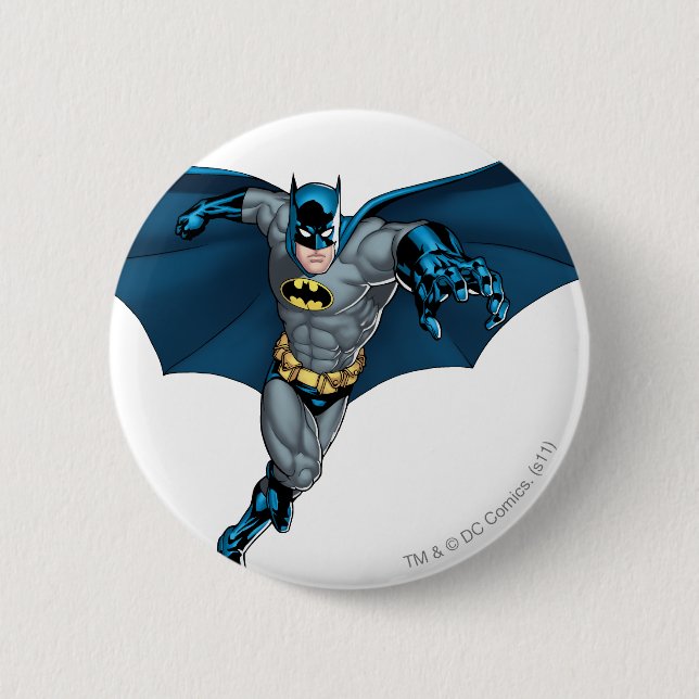 Batman and Joker with Cards 6 Cm Round Badge (Front)