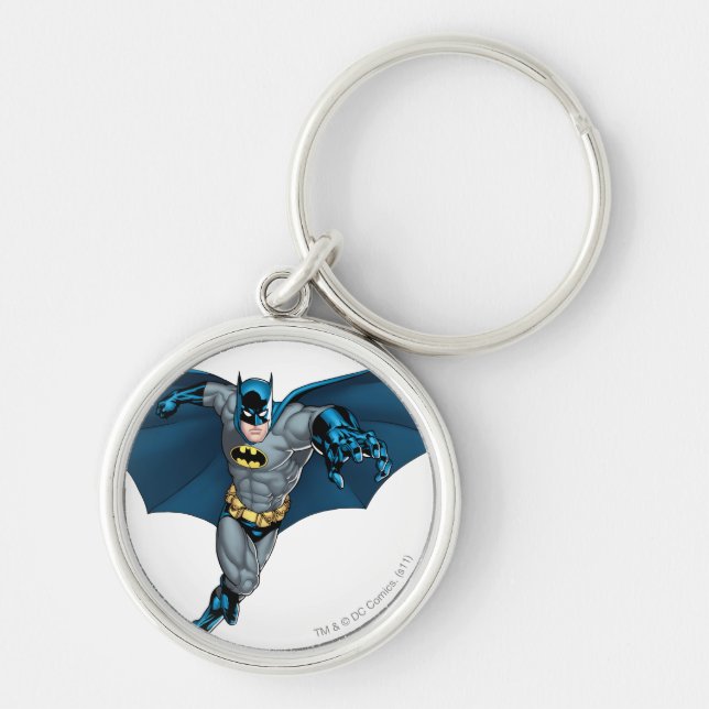 Batman and Joker with Cards Key Ring (Front)