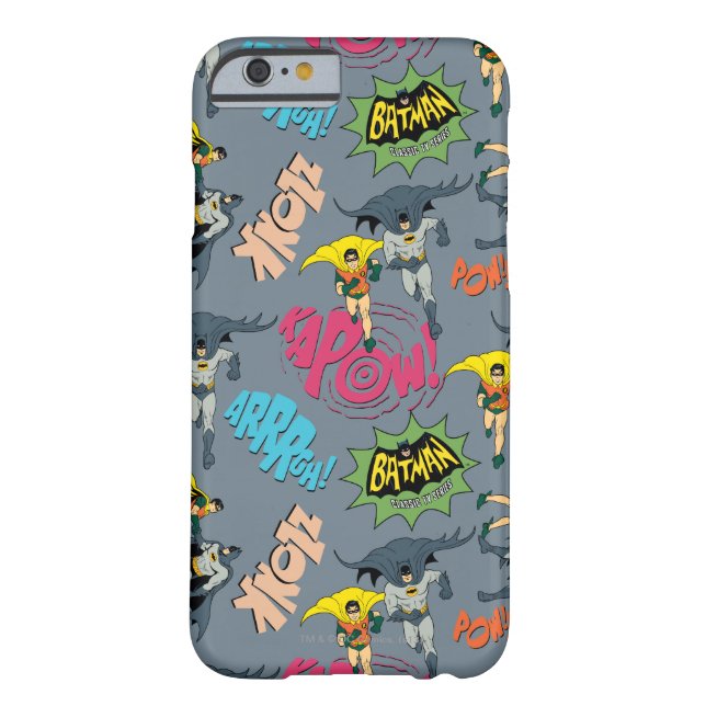 Batman And Robin Action Pattern Case-Mate iPhone Case (Back)