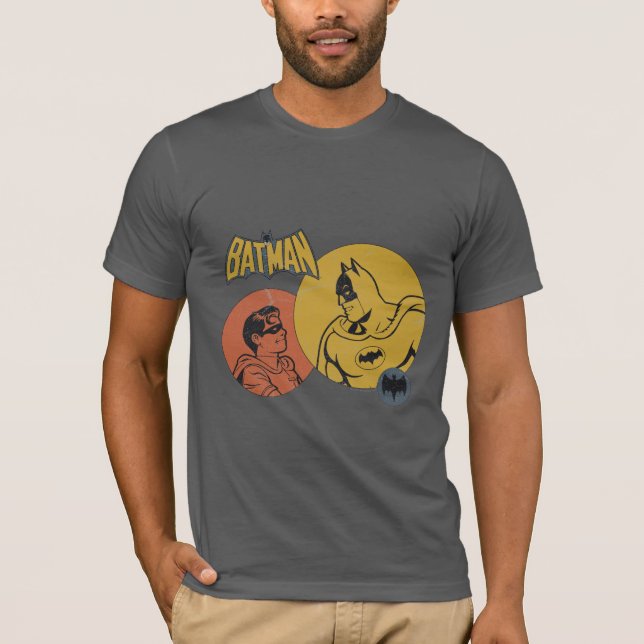 Batman And Robin Graphic - Distressed T-Shirt (Front)