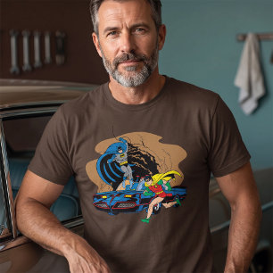 Batman And Robin In Batcave T-Shirt