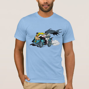Batman And Robin In Batcycle T-Shirt