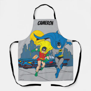 Batman And Robin Running Apron