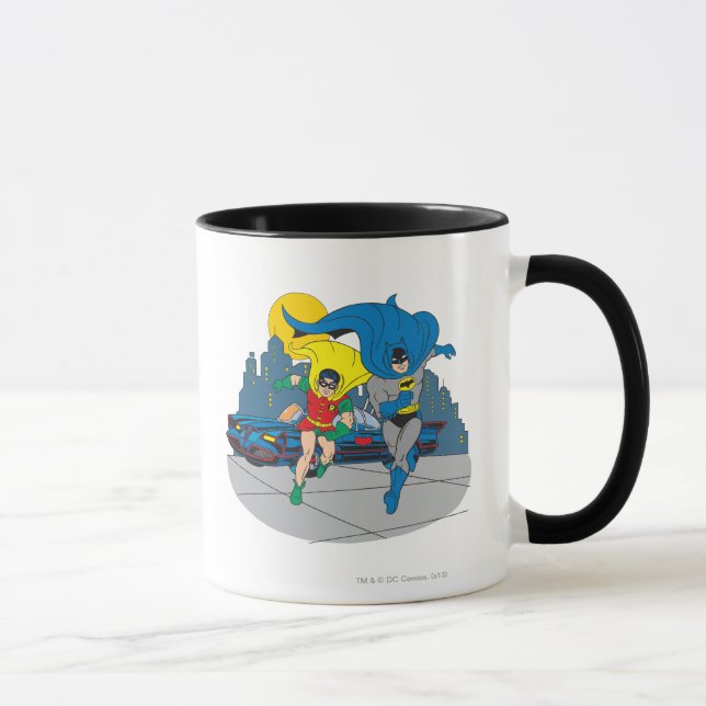 Batman And Robin Running Mug (Right)
