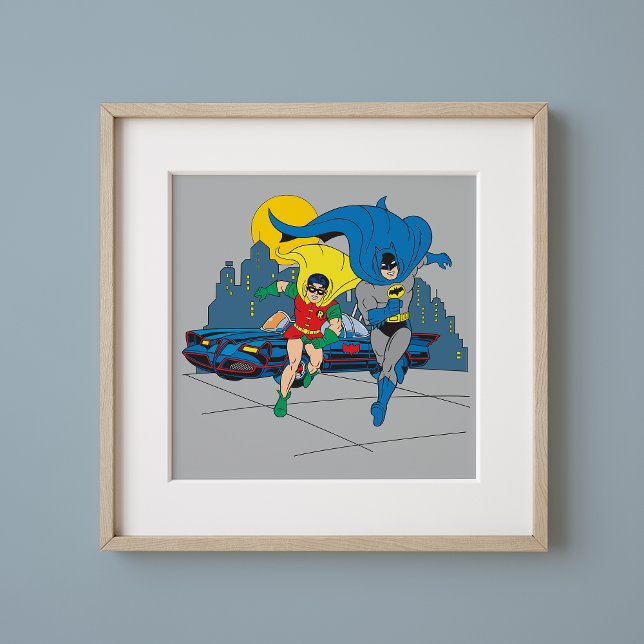 Batman And Robin Running Poster (Creator Uploaded)