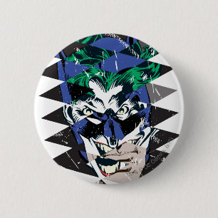 Batman and The Joker Collage 6 Cm Round Badge