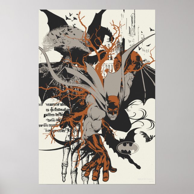 Batman and Tree Poster (Front)